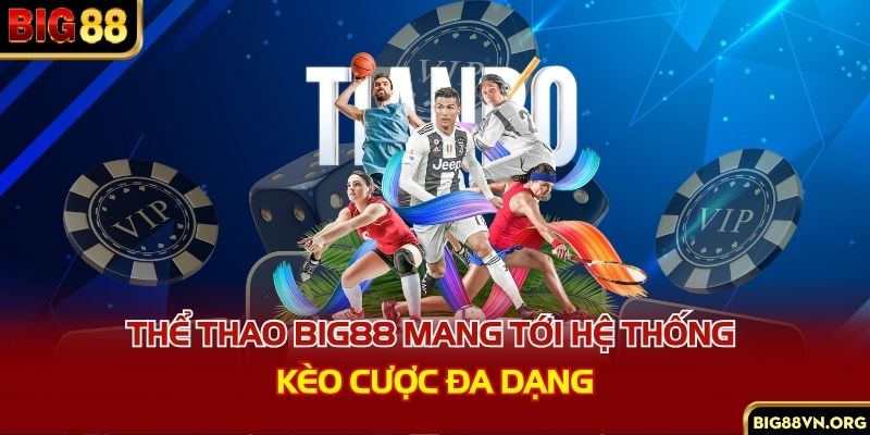 Sảnh giải trí thể thao Big88 đẳng cấp quốc tế