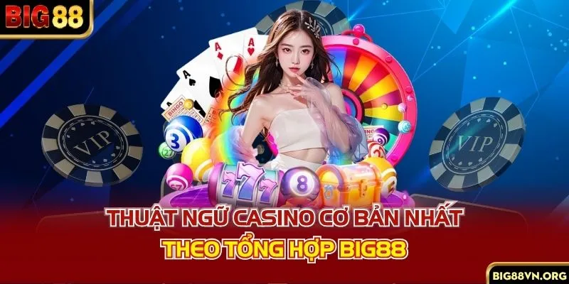 Thuật ngữ casino cơ bản nhất theo tổng hợp Big88